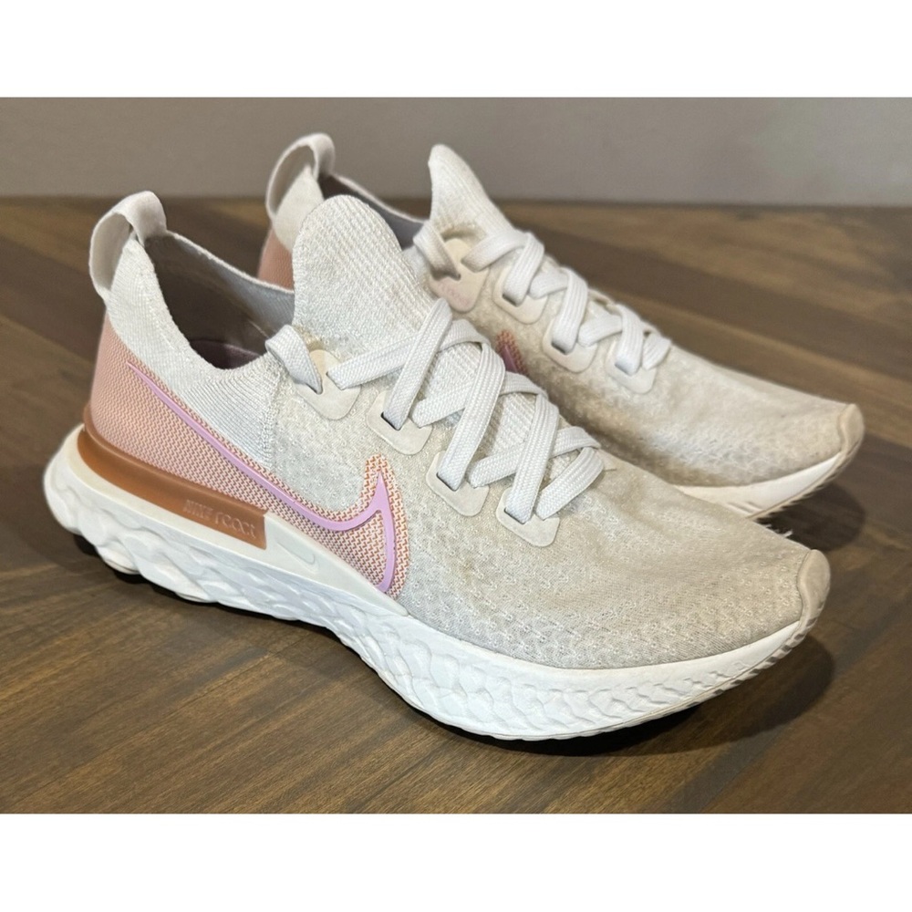 Nike React Infinity Run Flyknit Women Size 6.5 Running Shoes Sneakers CD4372-103